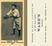 1916 Wares #180 James Viox Baseball Card
