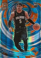 2022 Panini Spectra #151 Paolo Banchero Asia Blue & Orange Basketball Card