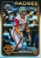 2024 Topps Chrome Update #USC153 Jackson Merrill Refractor Baseball Card