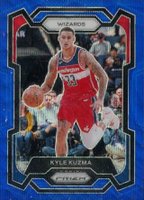 2023 Panini Prizm #25 Kyle Kuzma Blue Wave Basketball Card