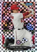 2013 Bowman Chrome Mini  #317 Anthony Rendon Xfractor Baseball Card