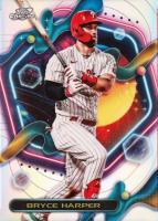 2023 Topps Cosmic Chrome #19 Bryce Harper Refractor Baseball Card