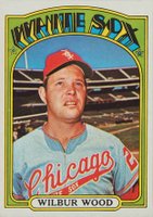 1972 Topps #553 Wilbur Wood Baseball Card