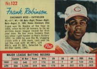 1962 Post Cereal #122 Frank Robinson Baseball Card