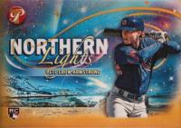 2024 Topps Pristine Northern Lights #NL4 Pete Crow-Armstrong Gold Refractor Baseball Card