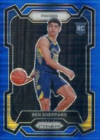 2023 Panini Prizm #172 Ben Sheppard Blue Seismic Basketball Card