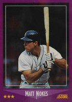 1988 Score Glossy #15 Matt Nokes Baseball Card