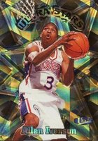 1997 Ultra Stars #2 Allen Iverson Gold Basketball Card