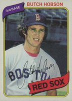 1980 Topps #420 Butch Hobson Baseball Card