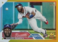 2023 Topps #226 Michael Harris II Gold Foil Baseball Card