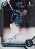 2022 Bowman Chrome Prospect Autographs #CPALC Luis Chevalier Baseball Card