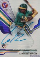 2024 Topps Pristine Pristine Autographs #PALB Lawrence Butler Purple Pristine Baseball Card
