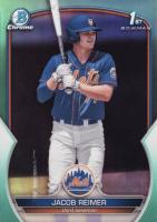 2023 Bowman Chrome Prospects #BCP181 Jacob Reimer Aqua Baseball Card