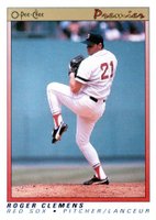 1991 O-Pee-Chee Premier #23 Roger Clemens Baseball Card