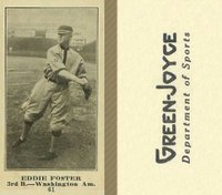 1916 Green-Joyce #61 Eddie Foster Baseball Card