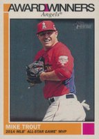 2015 Topps Heritage Award Winners #AW-9 Mike Trout Baseball Card