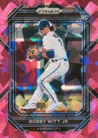 2023 Panini Prizm #254 Bobby Witt Jr. Pink Ice Baseball Card