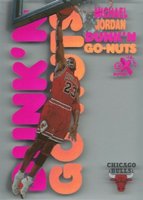 1998 Skybox E-X Century Dunk 'N Go Nuts #15DG Michael Jordan Basketball Card