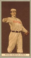 1912 Brown Backgrounds Broadleaf #202 Joe Wood Baseball Card