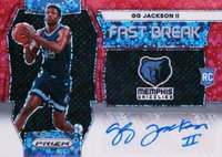 2023 Panini Prizm Fast Break Rookie Autographs #FBRGGJ GG Jackson II Red Basketball Card