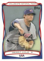 2010 Topps USA Baseball #USA-25 Gerrit Cole Baseball Card