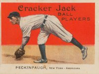 1914 Cracker Jack #91 Roger Peckinpaugh Baseball Card