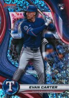 2024 Bowman's Best #66 Evan Carter Mini Diamond Baseball Card