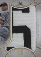 2018 Topps Definitive Definitive Nameplate Collection 1/1 #MSC Max Scherzer Baseball Card