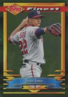2021 Topps Finest Flashbacks #117 Juan Soto Baseball Card