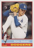 2025 Topps Heritage #224 Roki Sasaki Baseball Card
