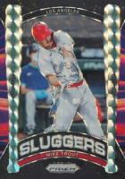 2021 Panini Prizm Sluggers #SL15 Mike Trout Black Finite 1/1 Baseball Card