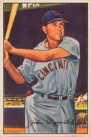 1952 Bowman #42 Johnny Wyrostek Baseball Card