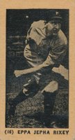 1927 York Caramel Type 1 #16 Eppa Rixey Correct spell Jeptha Baseball Card