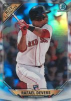2018 Bowman Rookie of the Year Favorites Chrome #RD Rafael Devers Baseball Card