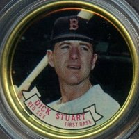 1964 Topps Coins #12 Dick Stuart Baseball Card