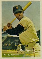1957 Topps #377 Andre Rodgers Baseball Card