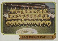 1974 Topps #226s SD Padres Team Baseball Card