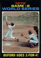 1971 Topps #328 World Series Game 2 Buford Goes 2-For-4! Baseball Card