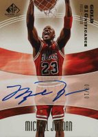 2004 SP Game Used SIGnificance #SIGMJ Michael Jordan Gold Basketball Card