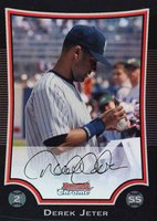 2009 Bowman Chrome #80 Derek Jeter Refractor Baseball Card