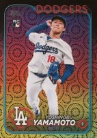 2024 Topps #553 Yoshinobu Yamamoto Holiday Baseball Card