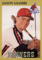 1990 Alaska Goldpanners Team Issue #6 Jason Giambi Baseball Card