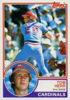 1983 Topps #489 Tom Herr Baseball Card