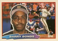 1988 Topps Big Baseball #89 Barry Bonds Baseball Card