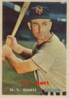 1957 Topps #331 Ray Katt Baseball Card