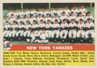 1956 Topps #251 New York Yankees Baseball Card