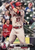 2017 Bowman #100 Mike Trout Baseball Card