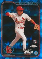 2024 Topps Chrome Sapphire #480 Masyn Winn Baseball Card