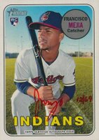 2018 Topps Heritage Real One Autographs #FM Francisco Mejia Red Ink Baseball Card