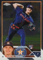 2023 Topps Chrome #197 Hunter Brown Baseball Card